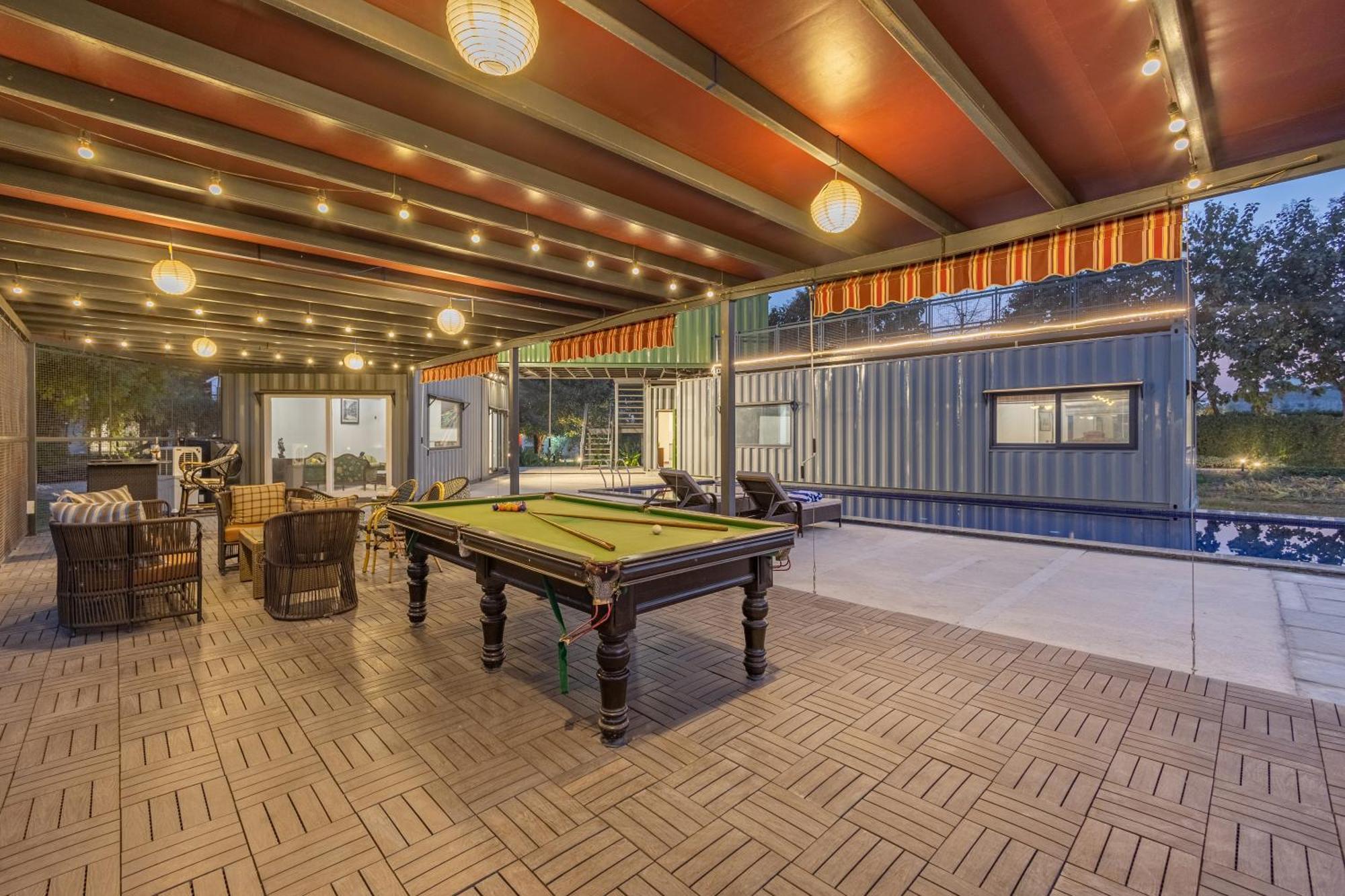 Villa Elivaas Hidden Oasis 4Bhk With Pool, Mud House & Container House Dhauj Esterno foto